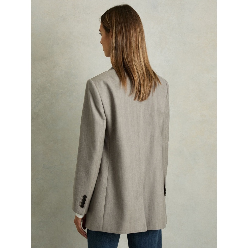 NWT REISS Darla Wool Oversized Double-Breasted Blazer / Sizes 10 / MSRP $500 - Picture 5 of 6
